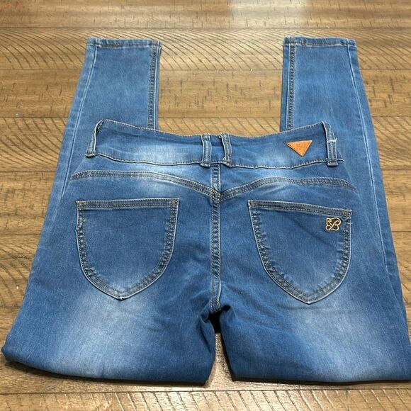 Red Bottoms Skinny jeans size 7/8 - Picture 8 of 12